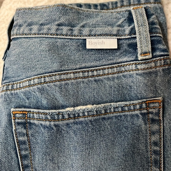 Boyish The Toby High Rise Relaxed & Tapered Jeans in Gilda - Picture 8 of 9